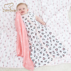 Jambear Baby Muslin Sleeping Bag muslin sleep sack two way Zipper Organic cotton baby sleep sack