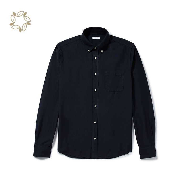 Organic Cotton oxford shirt sustainable shirts for men long sleeve men's shirts eco friendly camisas