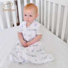 Jambear Organic cotton baby sleep sack Baby Muslin Sleeping Bag Eco-friendly muslin sleep sack