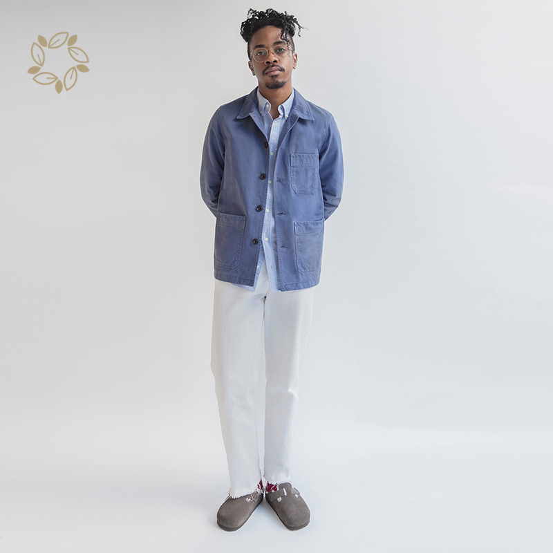 Organic Cotton oxford shirt sustainable shirts for men long sleeve men's shirts eco friendly camisas