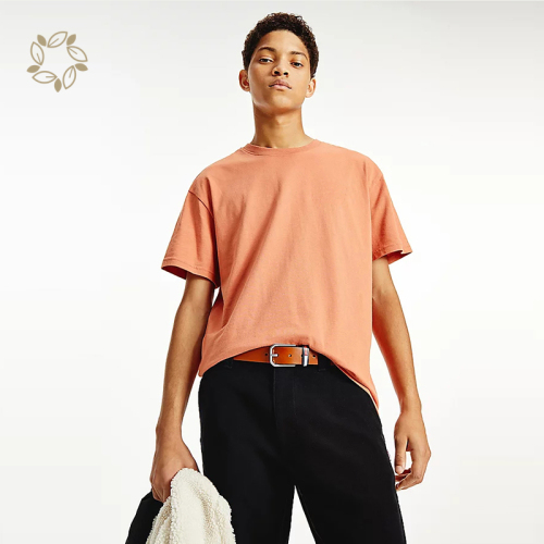 Summer t shirts men 100% recycled cotton men's t-shirts short sleeve sustainable t shirt for men eco friendly