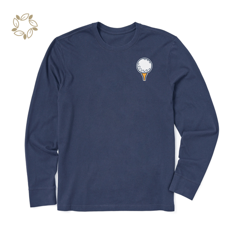 Printed t-shirts for men organic cotton custom t shirt printing sustainable t-shirt men eco friendly men tees long sleeve