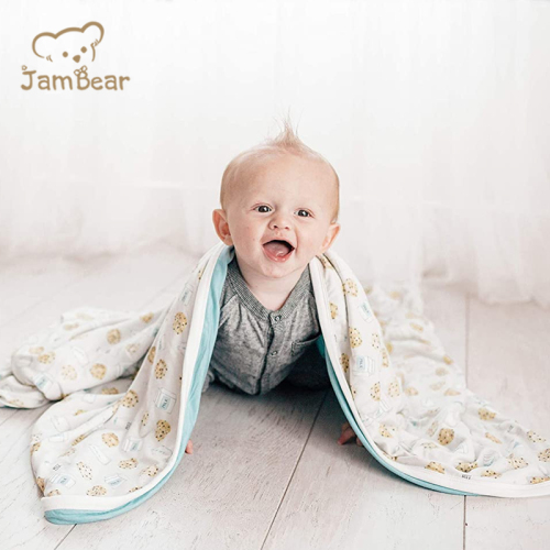 JamBear Eco-friendly bamboo baby blanket Organic baby clothes Knit Baby bamboo Quilt Bedding Blankets