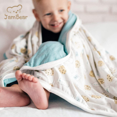 JamBear Eco-friendly bamboo baby blanket Organic baby clothes Knit Baby bamboo Quilt Bedding Blankets