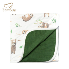 JamBear Eco-friendly bamboo baby blanket Organic baby clothes Knit Baby bamboo Quilt Bedding Blankets