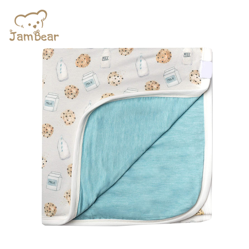 JamBear Eco-friendly bamboo baby blanket Organic baby clothes Knit Baby bamboo Quilt Bedding Blankets