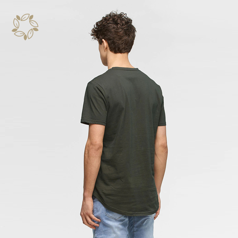 100% Organic cotton men's t-shirts sustainable t shirt for men eco friendly plus size men's shirts short sleeve