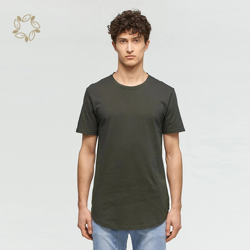 100% Organic cotton men's t-shirts sustainable t shirt for men eco friendly plus size men's shirts short sleeve