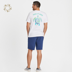 Organic cotton t shirts custom printing sustainable t shirt for men eco friendly cotton t shirts for men tee short sleeve