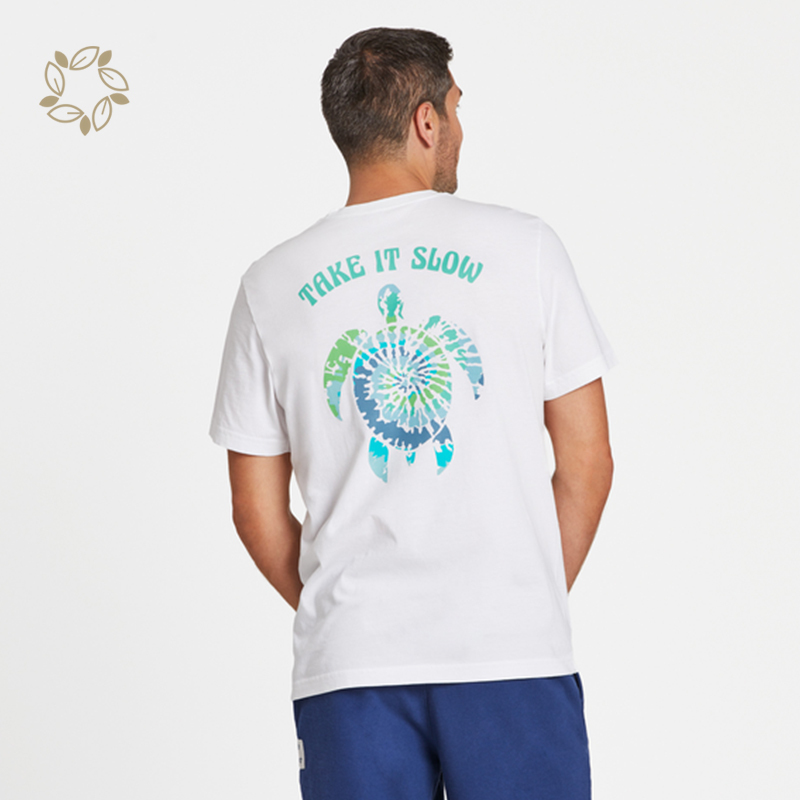 Organic cotton t shirts custom printing sustainable t shirt for men eco friendly cotton t shirts for men tee short sleeve