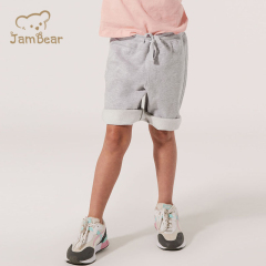 100% Organic cotton children sweat shorts eco friendly kids sweat shorts sustainable sweat shorts for kids
