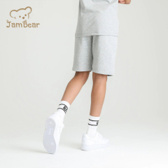 Sustainable sweat shorts for kids 100% organic cotton children jogger shorts eco friendly children sweat shorts