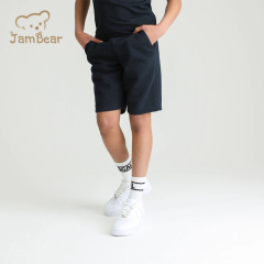 Sustainable sweat shorts for kids 100% organic cotton children jogger shorts eco friendly children sweat shorts