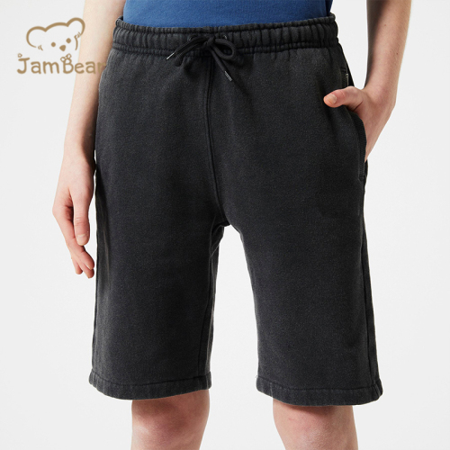 100% Organic Cotton kids jogger short eco friendly children sweat shorts summer kids sweat shorts sustainable