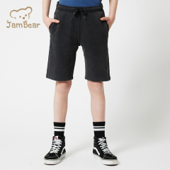 100% Organic Cotton kids jogger short eco friendly children sweat shorts summer kids sweat shorts sustainable