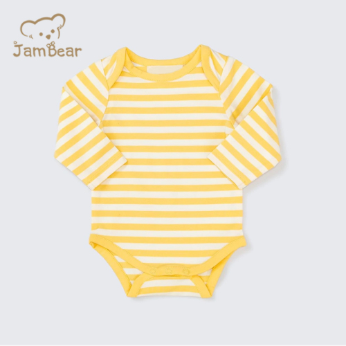 Jambear Baby Summer Snap Romper Organic Cotton Baby Onesie Organic Baby Clothes Printed Bodysuit for Newborn