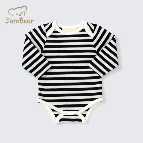 Jambear Organic Cotton Baby Onesie Summer Long Sleeve Baby Suit Organic Baby Clothes Eco-Friendly Toddler Bodysuits