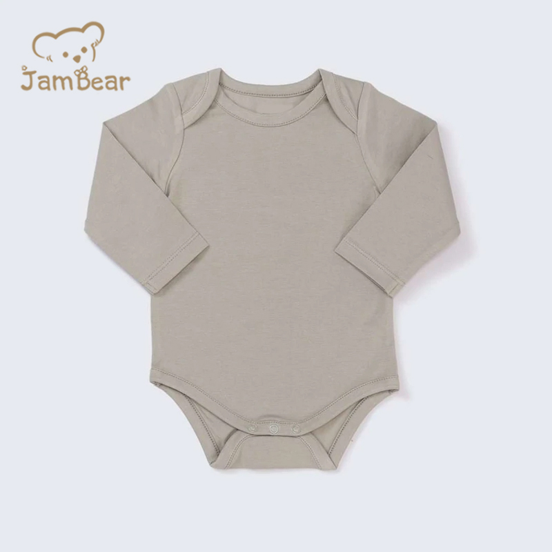 Jambear Organic Cotton Baby Onesie Summer Long Sleeve Baby Suit Organic Baby Clothes Eco-Friendly Toddler Bodysuits