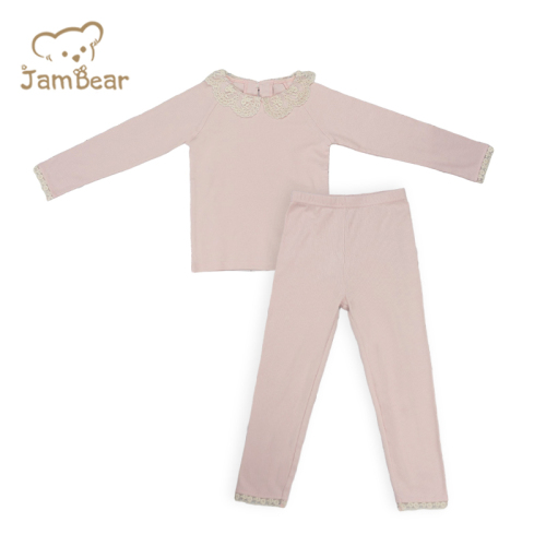 kids sleepwear pajamas long sleeve organic ribbed baby pajamas 100% organic cotton ribbed 210gsm toddler sleepsuit