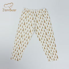 Organic baby pajamas kids sleepwear pajamas 95% bamboo 5% spandex jersey 200gsm pyjamas children kids