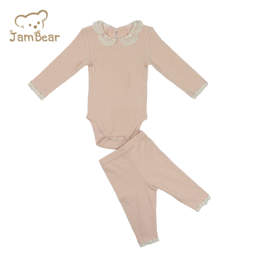 Baby pajamas ribbed baby kids pajamas baby rompers pajamas for toddlers 100% Organic Cotton Ribbed 210gsm eco friendly kids pajamas baby rompers