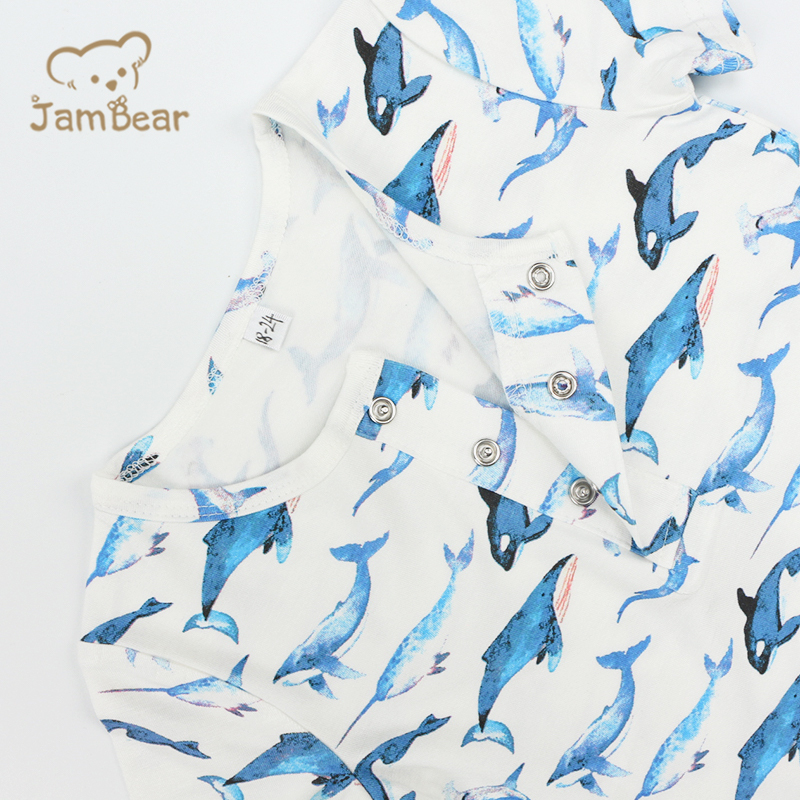 Organic bamboo sleeping pajamas for kids pajamas baby 95% Bamboo 5% spandex jersey 200gsm