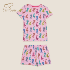 Jambear Short Sleeve Pajamas 2pk Short Pyjama Sets Toddler Sleepsuit Baby Pijamas Organic Cotton Toddler Sleepwear