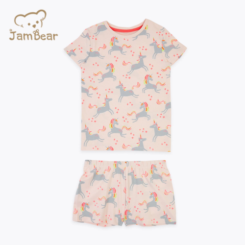 Jambear Short Sleeve Pajamas 2pk Short Pyjama Sets Toddler Sleepsuit Baby Pijamas Organic Cotton Toddler Sleepwear