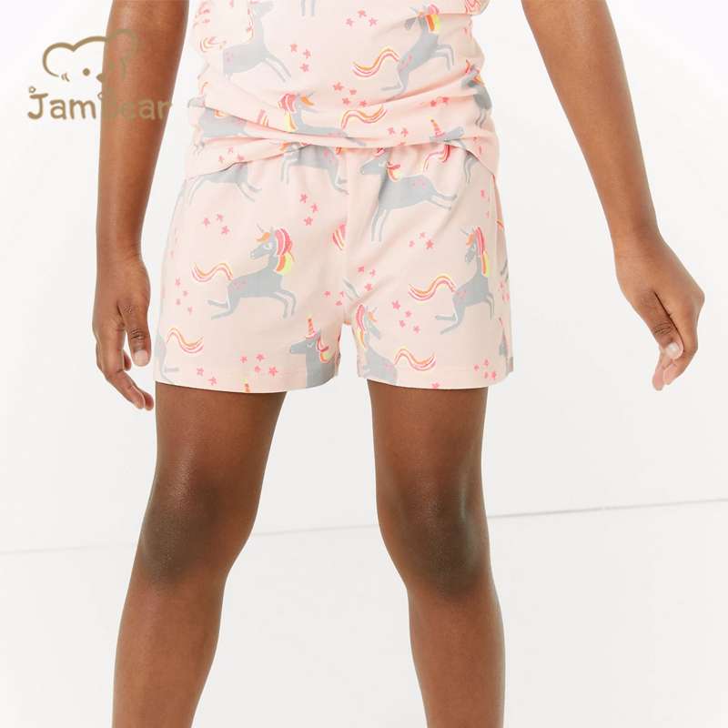 Jambear Short Sleeve Pajamas 2pk Short Pyjama Sets Toddler Sleepsuit Baby Pijamas Organic Cotton Toddler Sleepwear