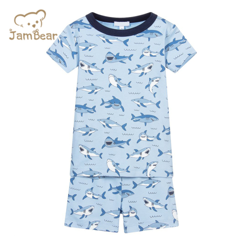 Jambear Children Loungewear Summer Kids Pajamas Set Night Suit for Baby Organic Cotton Kids Pajamas Organic Baby Clothes