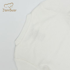 Pajamas for baby kids lounge set 70% bamboo 30% organic cotton waffle 260gsm pajamas for baby