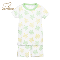 Jambear Children Loungewear Summer Kids Pajamas Set Night Suit for Baby Organic Cotton Kids Pajamas Organic Baby Clothes