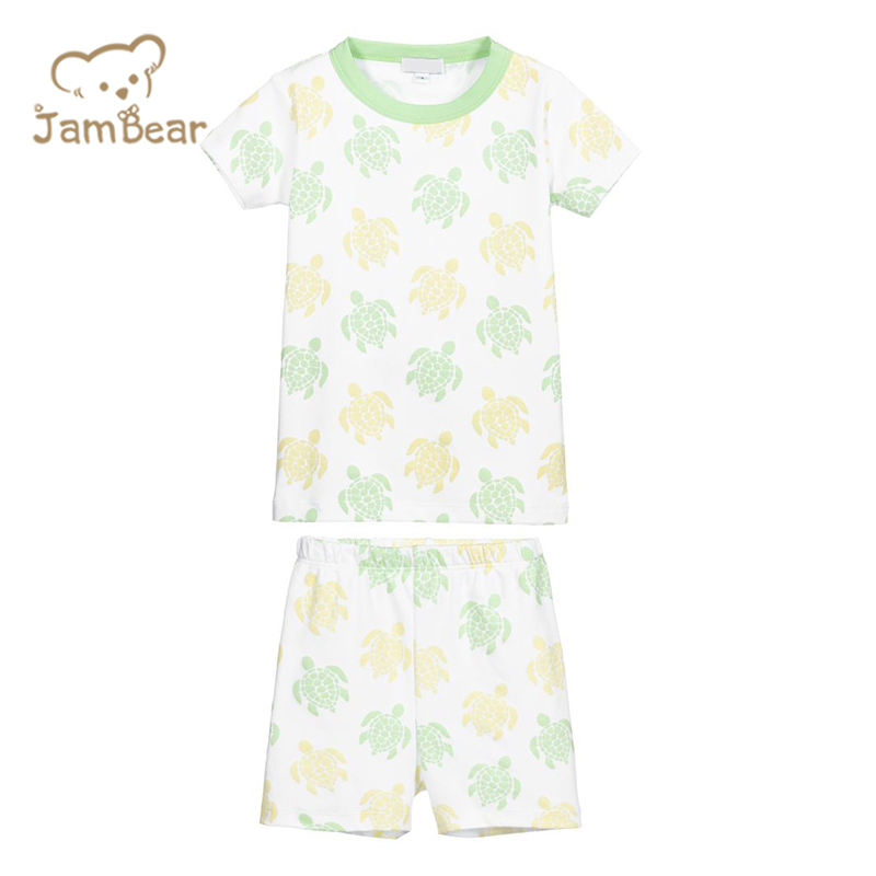 Jambear Children Loungewear Summer Kids Pajamas Set Night Suit for Baby Organic Cotton Kids Pajamas Organic Baby Clothes