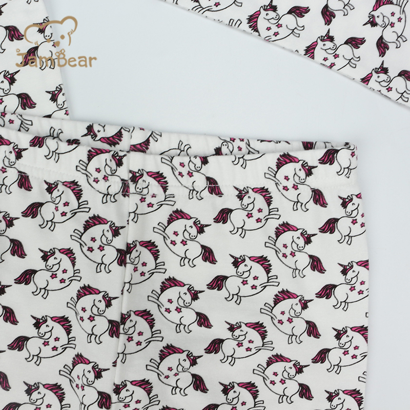 Organic bamboo pajamas for kids long sleeve newborn pajamas 70% bamboo 30% organic cotton 200gsm kids pajamas silk screen printing