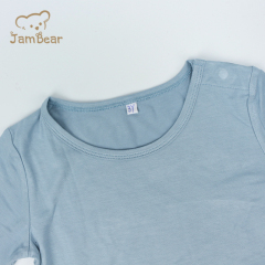 Organic bamboo baby pyjamas set sustainable sleep wear kids bamboo 95% bamboo 5% spandex jersey 220gsm