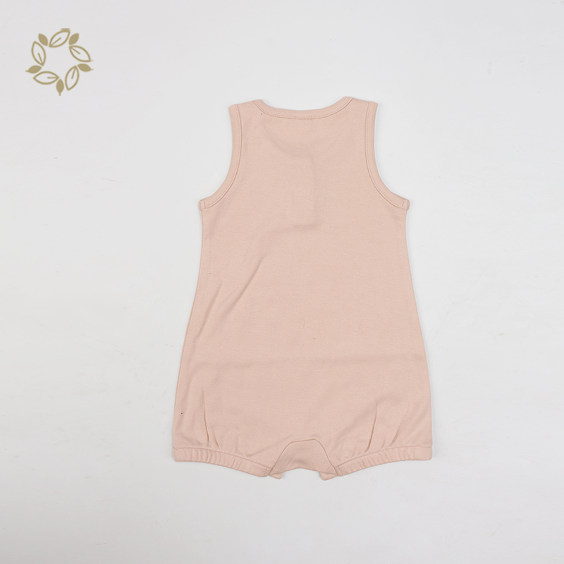 short sleeve bodysuits Organic cotton baby rompers sustainable baby summer bodysuit eco friendly new born romper