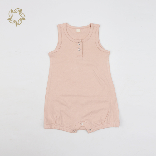 short sleeve bodysuits Organic cotton baby rompers sustainable baby summer bodysuit eco friendly new born romper