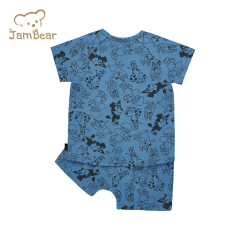 JamBear night suit for baby toddler short sets pyjama eco-friendly organic cotton kids Pajamas Set organic baby clothes