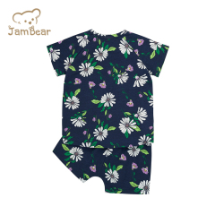 JamBear toddler short sets pyjama organic cotton kids Pajamas Set eco-friendly baby loungewear organic baby clothes