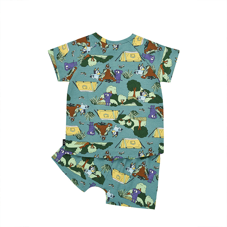 JamBear night suit for baby toddler short sets pyjama eco-friendly organic cotton kids Pajamas Set organic baby clothes