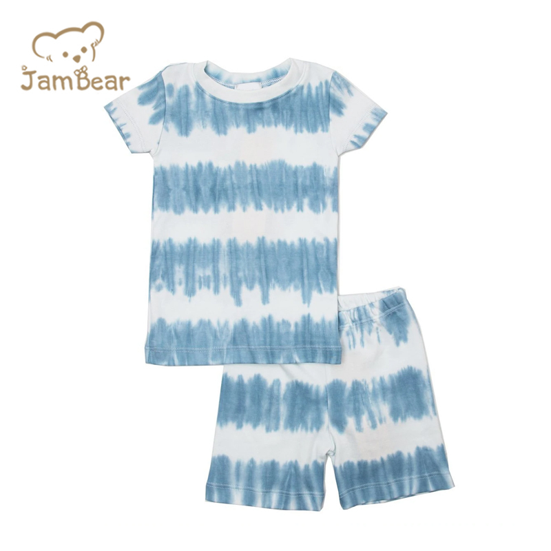 JamBear Baby Organic Cotton Pajamas Set Summer toddler Pyjamas Set organic baby clothes eco-friendly newborn underwear set