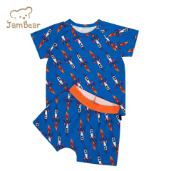 JamBear organic baby loungewear organic cotton pajamas toddler short sets organic baby clothes eco-friendly night suit for baby