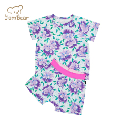 JamBear baby pajama set eco-friendly two piece sleepers organic baby clothes toddler Pyjamas Set Organic cotton pjs baby