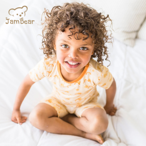 JamBear Bamboo Viscose Two Piece set toddler short sets organic baby clothes eco-friendly two piece sleepers