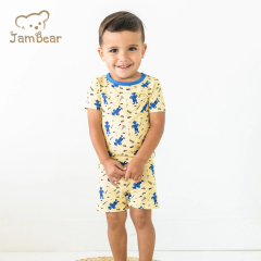 JamBear Shorts Pajama Set organic baby loungewear organic baby clothes Bamboo Viscose Two Piece set toddler short sets