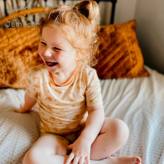 JamBear Bamboo Viscose Two Piece set toddler short sets organic baby clothes eco-friendly two piece sleepers