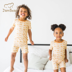 JamBear Bamboo Viscose Two Piece set toddler short sets organic baby clothes eco-friendly two piece sleepers