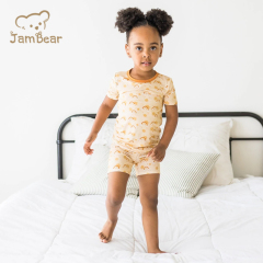 JamBear Bamboo Viscose Two Piece set toddler short sets organic baby clothes eco-friendly two piece sleepers