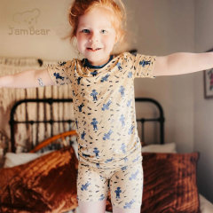 JamBear Shorts Pajama Set organic baby loungewear organic baby clothes Bamboo Viscose Two Piece set toddler short sets
