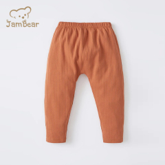 Organic cotton ribbed bodysuit and pant set baby onesie set sustainable baby ribbed onesie and jogger set infant sleepsuit